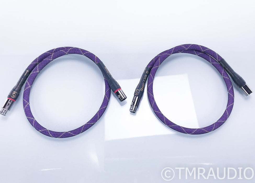 Harmonic Technology Magic Link II XLR Cables; 1m Pair Balanced Interconnects