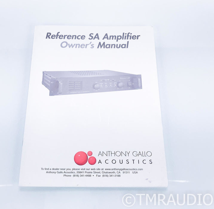 Anthony Gallo Acoustics Reference 3 SA Stereo Power / Subwoofer Amplifier