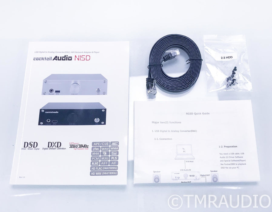 Cocktail Audio N15D Network Streamer / Server; Silver (New/Open Box w/ Warranty)