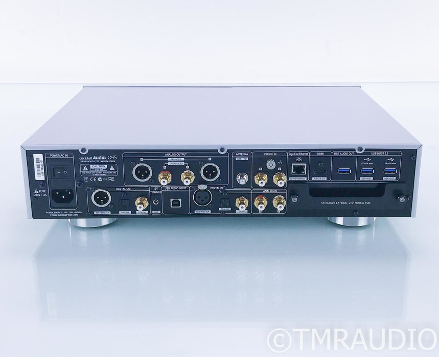 Cocktail Audio CA-X45 Network Streamer / Server; CAX45; Silver (New / Open Box)