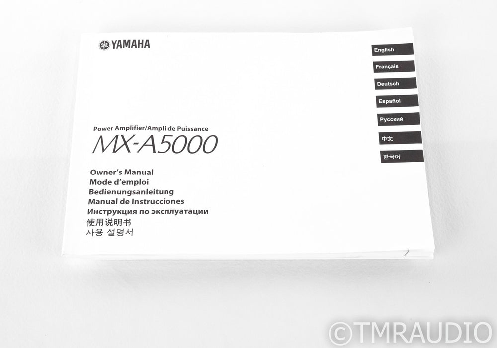 Yamaha Aventage MX-A5000 11 Channel Power Amplifier; MXA5000