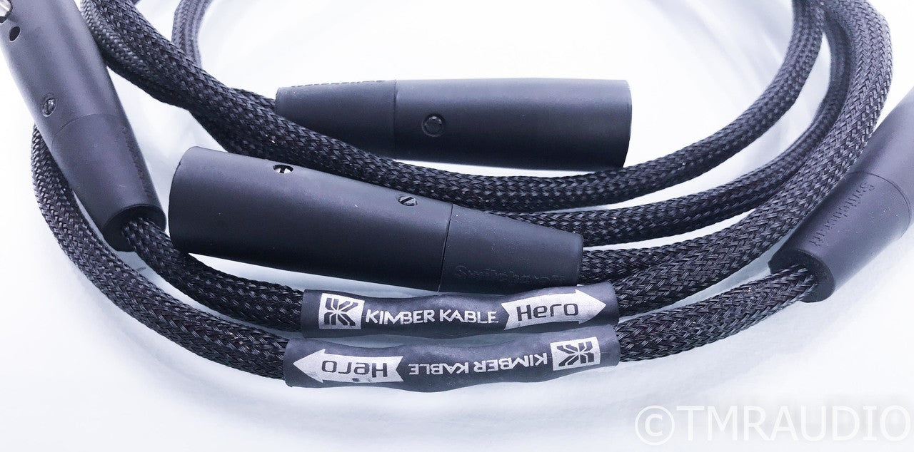 Kimber Kable Hero XLR Cables; 4ft Pair Balanced Interconnects