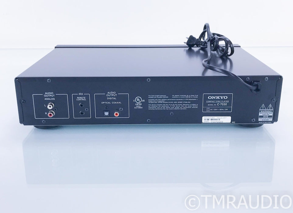 Onkyo C-7030 CD Player; C7030; Remote (2/2)
