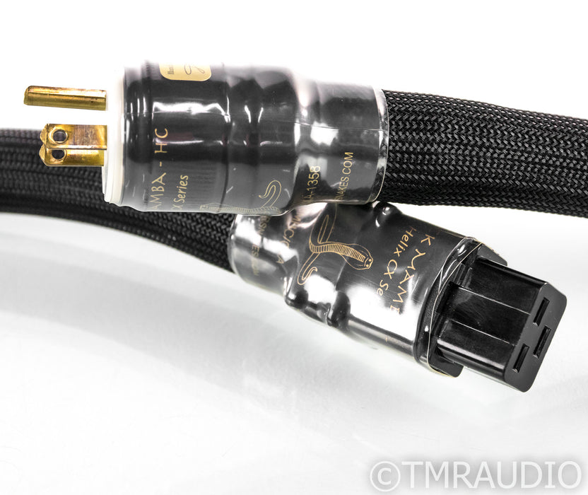 Shunyata Black Mamba HC / CX Power Cable; Helix CX Series; 1.8m AC Cord; C19