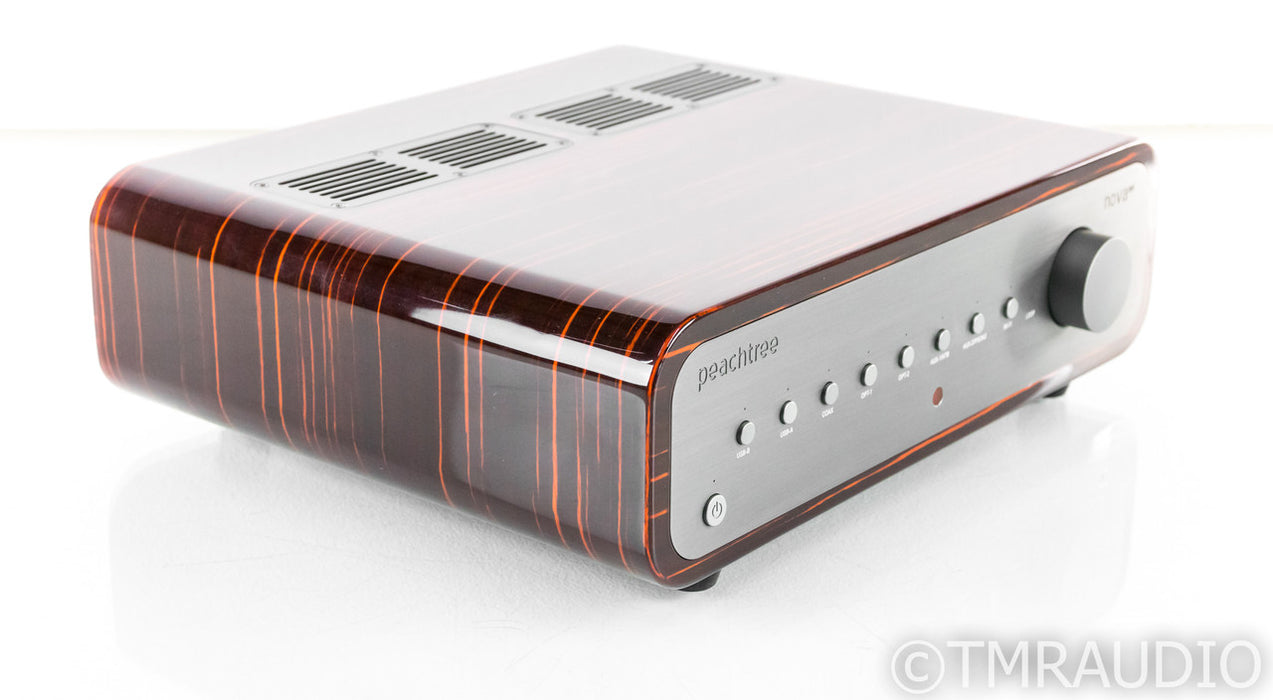 Peachtree Nova300 Stereo Integrated Amplifier; Remote; MM Phono; Ebony Mocha