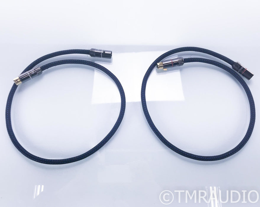 Clarus Aqua XLR Cables; 1m Pair Balanced Interconnects