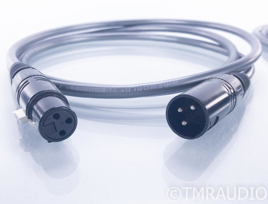 Wireworld Equinox 7 XLR Cables; 1.5m Pair Balanced Interconnects