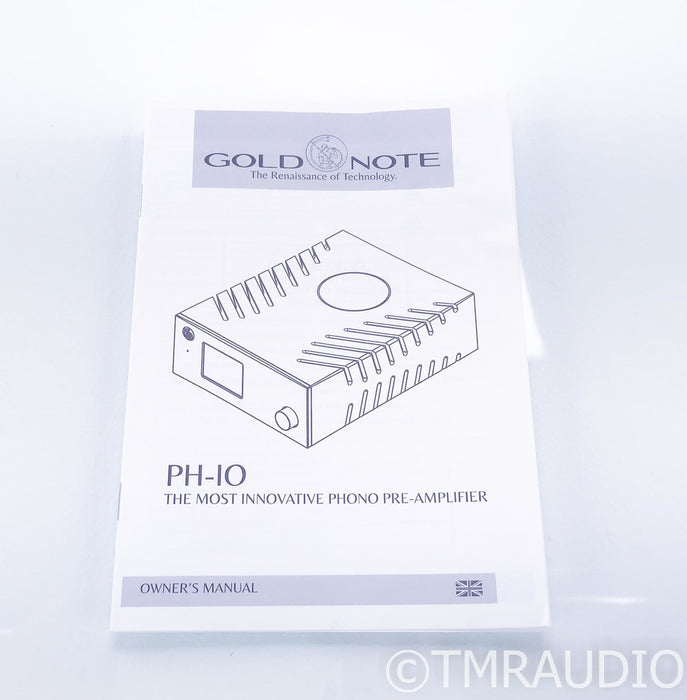 Gold Note PH-10 MM / MC Phono Preamplifier; PH10