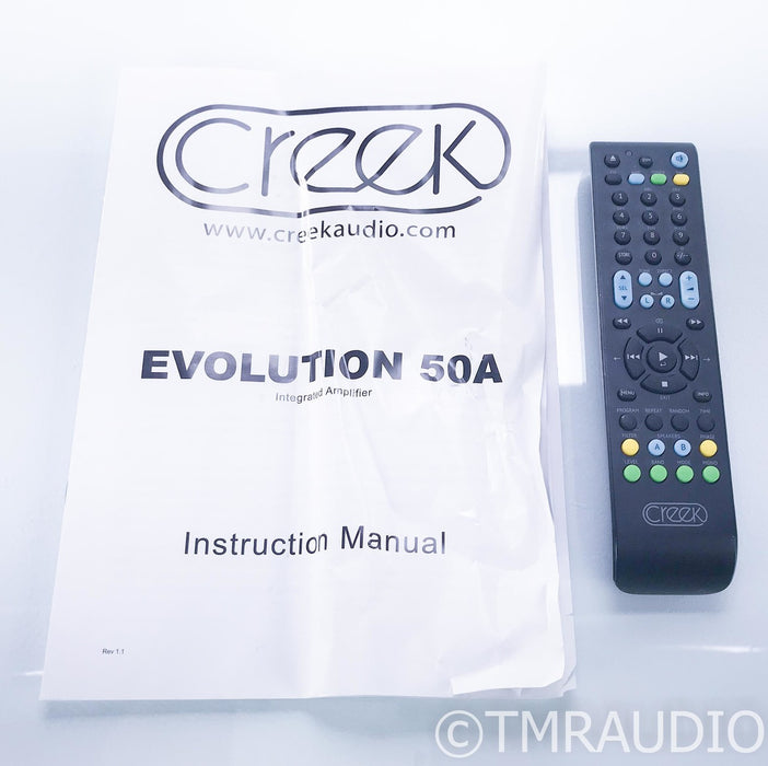 Creek Audio Evolution 50A Stereo Integrated Amplifier; Remote