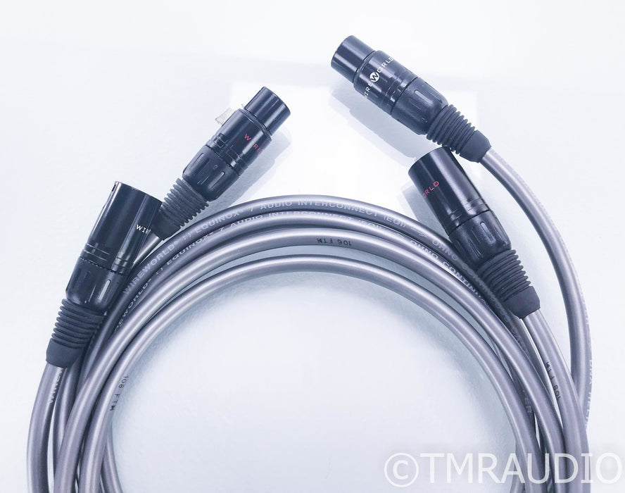 Wireworld Equinox 7 XLR Cables; 1.5m Pair Balanced Interconnects