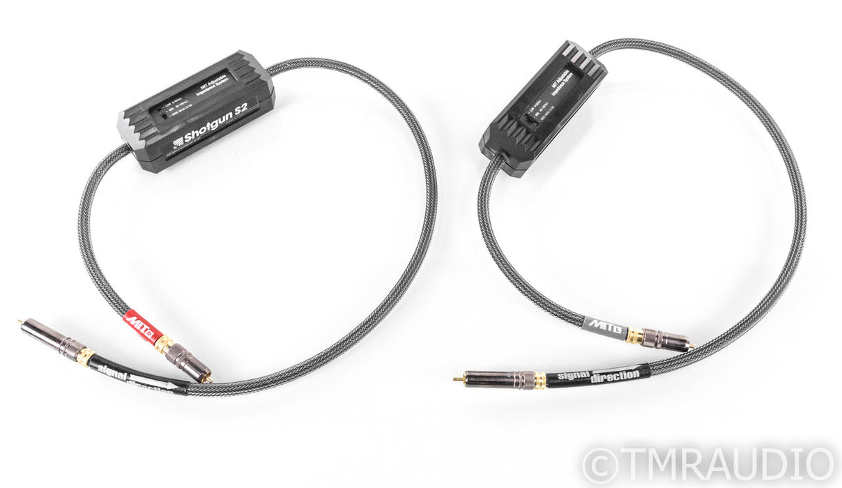 MIT Shotgun S2ic RCA Cables; 1m Pair; S2-ic; Adjustable Impedance