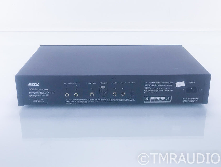 Adcom GDA-600 DAC; GDA600; D/A Converter