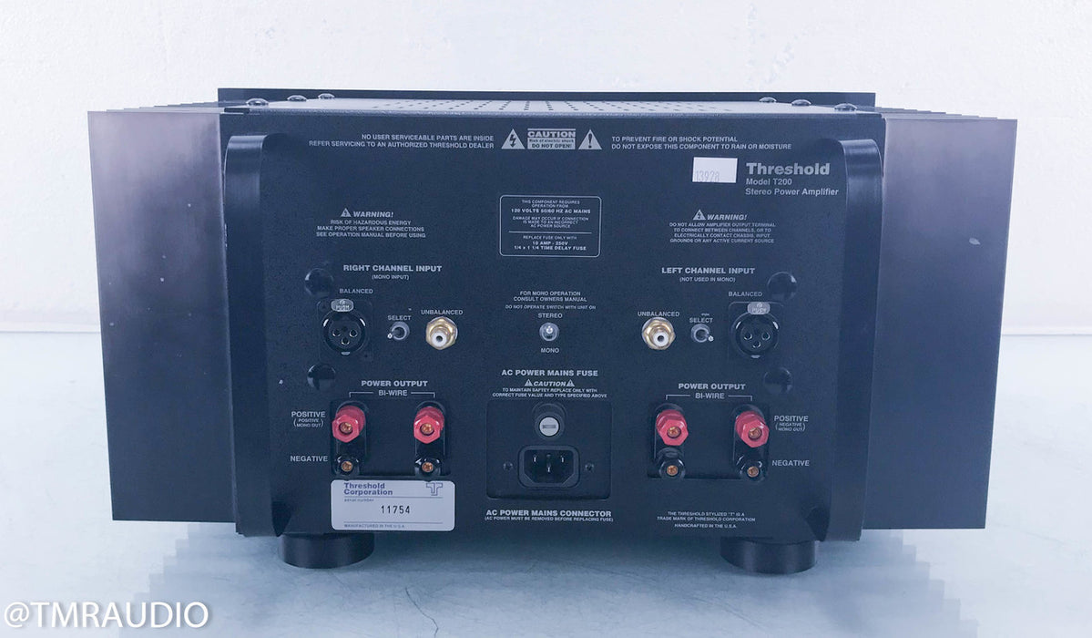 Threshold T200 Stereo Power Amplifier