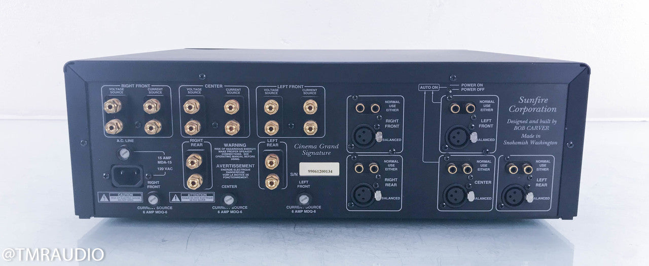 Sunfire Cinema Grand Signature 5 Channel Power Amplifier