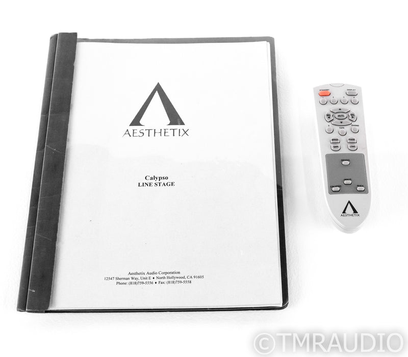Aesthetix Calypso Stereo Tube Preamplifier; Remote