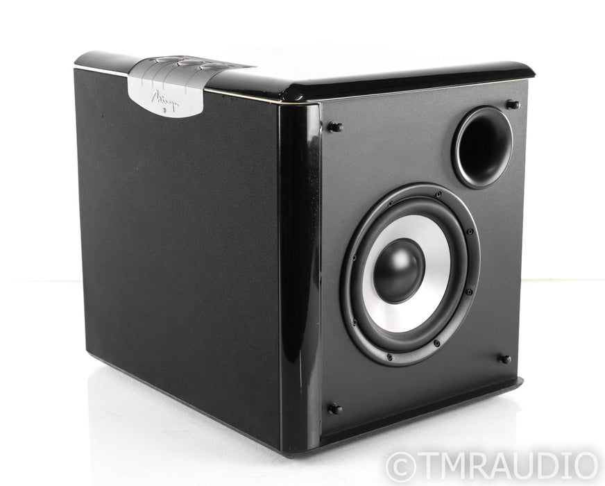 Mirage OM-200 Dual 8" Powered Subwoofer; Black; OM200 (1/4)