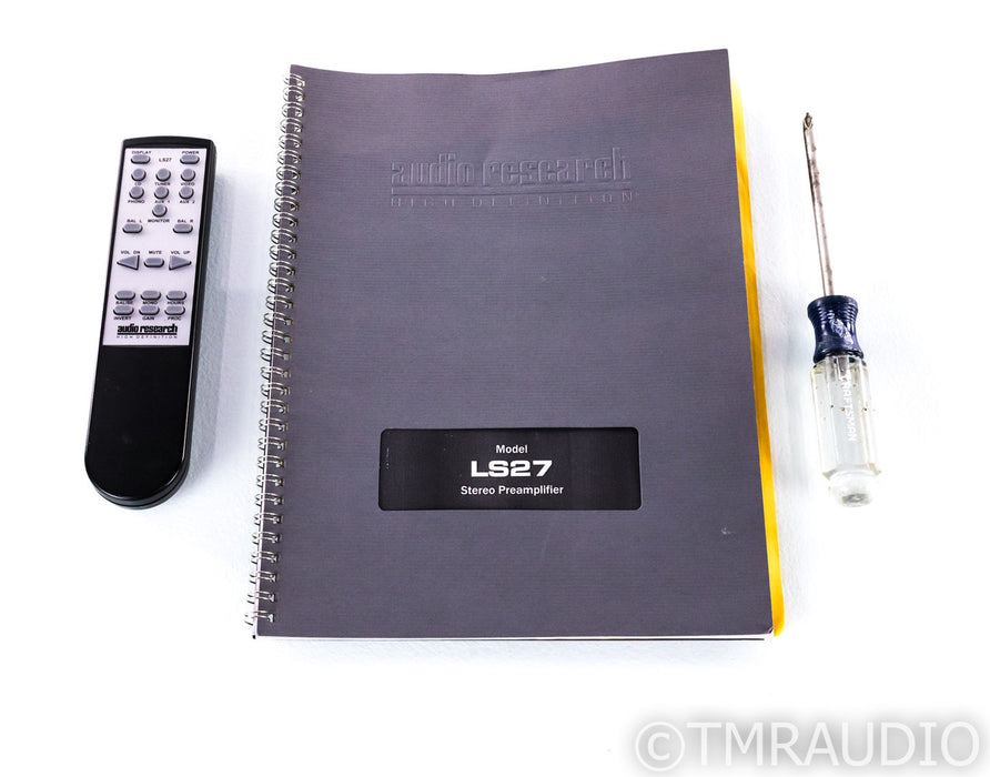 Audio Research LS27 Stereo Tube Preamplifier; LS-27; Remote