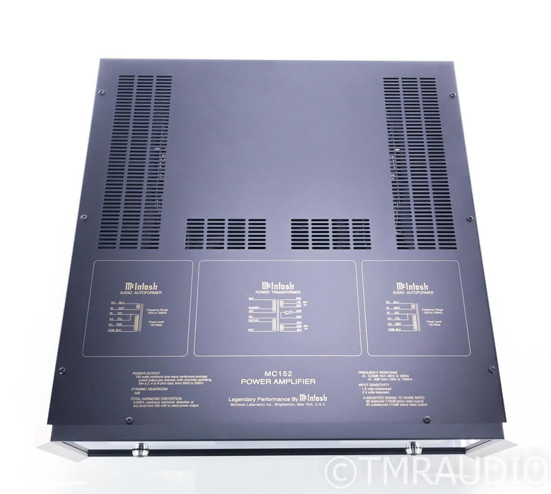 McIntosh MC152 Stereo Power Amplifier; MC-152