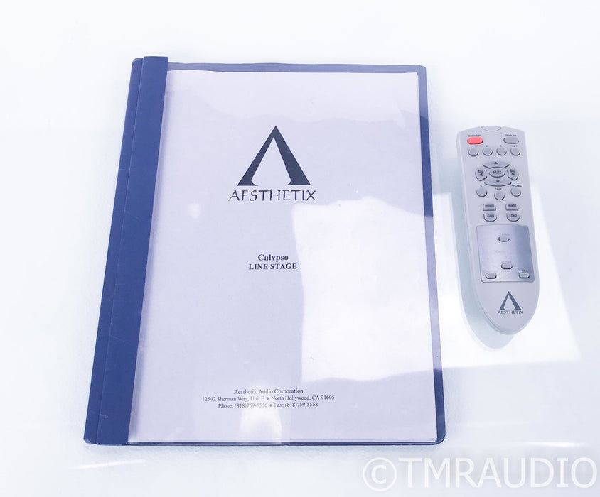 Aesthetix Calypso Stereo Tube Preamplifier; Remote