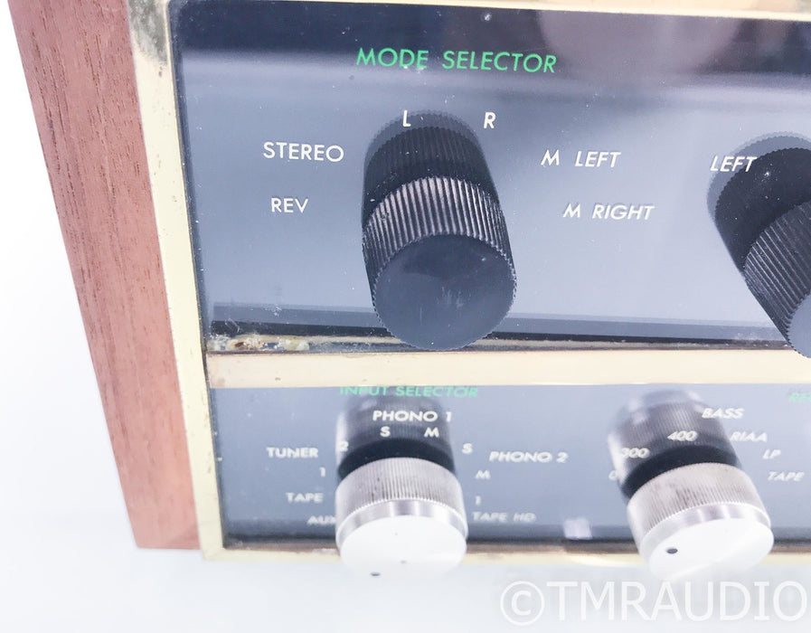 McIntosh C20 Vintage Tube Stereo Preamplifier; C-20 w/ Walnut Cabinet