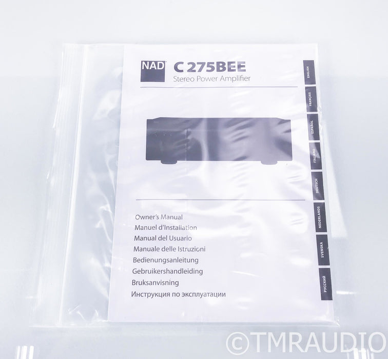 NAD C 275BEE Stereo Power Amplifier