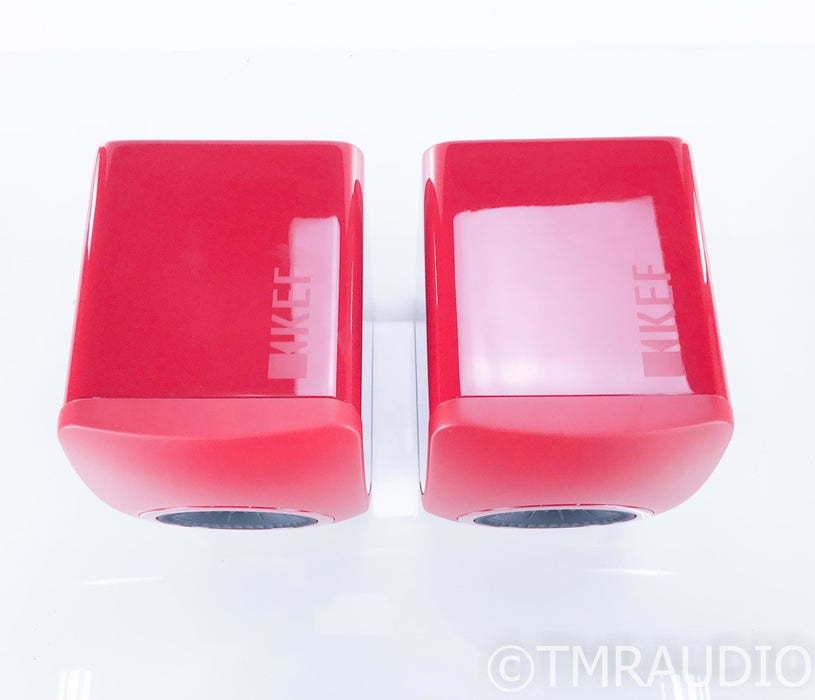 KEF LS50 Bookshelf Speakers; Ferrari Red Pair; LS-50