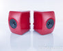 KEF LS50 Bookshelf Speakers; Ferrari Red Pair; LS-50