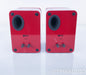KEF LS50 Bookshelf Speakers; Ferrari Red Pair; LS-50
