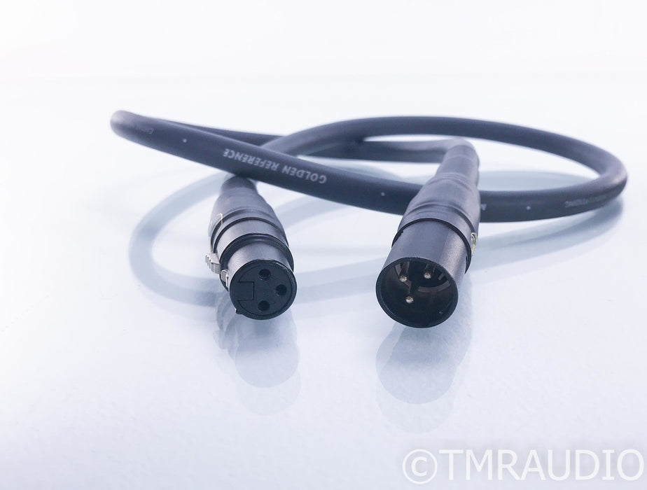Cardas Golden Reference XLR Cables; 1m Pair Balanced Interconnects