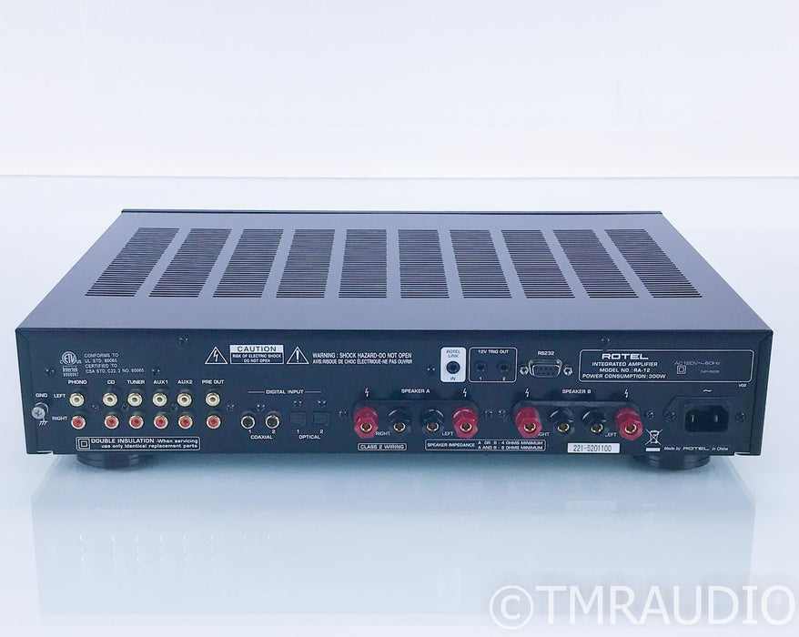 Rotel RA-12 Stereo Integrated Amplifier; RA12