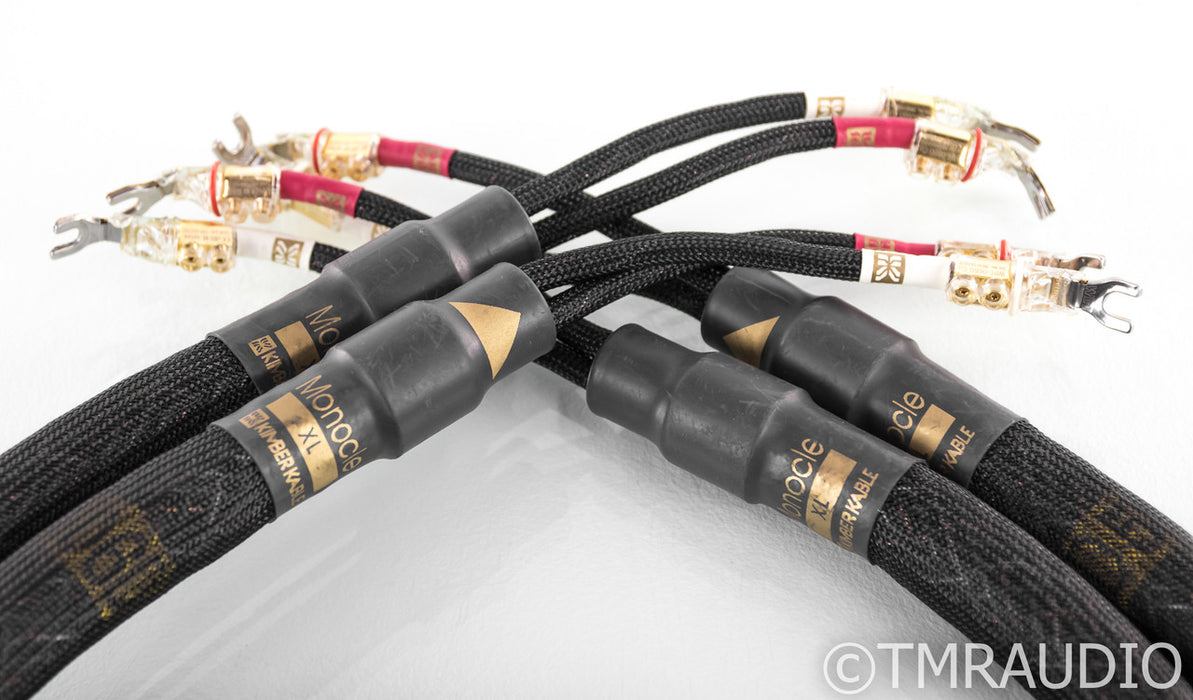 Kimber Kable Monocle XL Speaker Cables; 8ft Pair; WBT-0660Cu Terminations