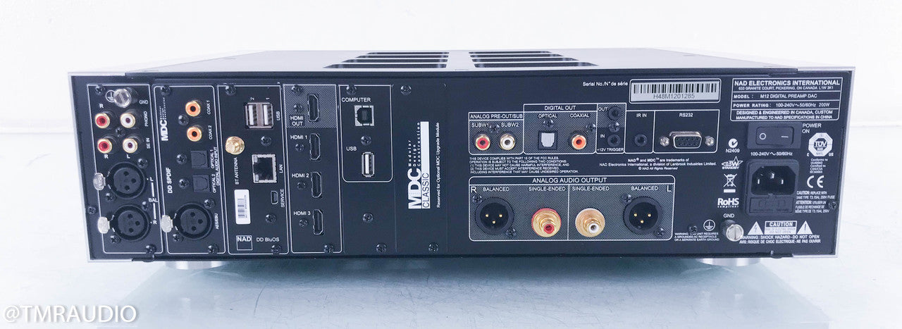 NAD Masters Series M12 Stereo Preamplifier / DAC