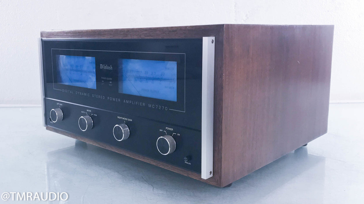 McIntosh MC7270 Stereo Power Amplifier w/ Walnut Cabinet
