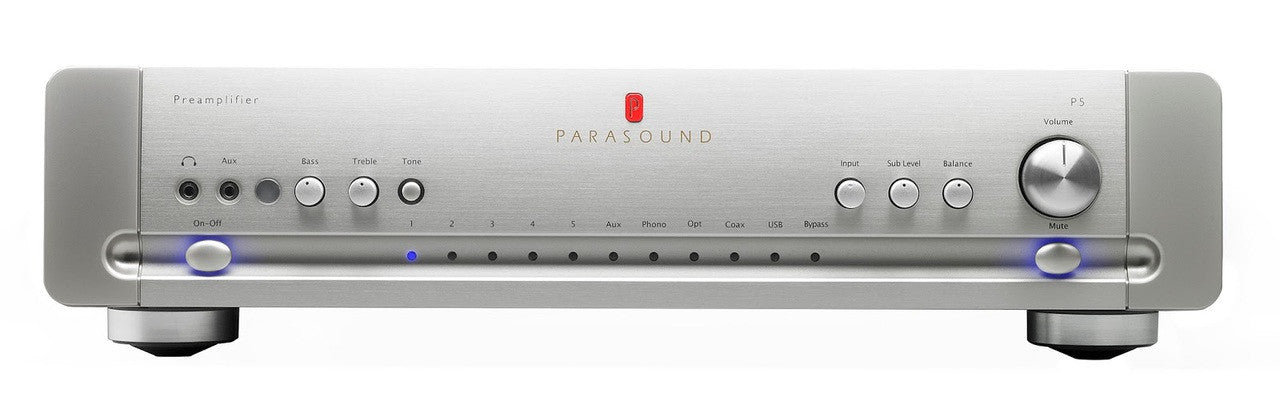 Parasound Halo P5 2.1 Channel Preamplifier; P-5; MM / MC Phono (New)
