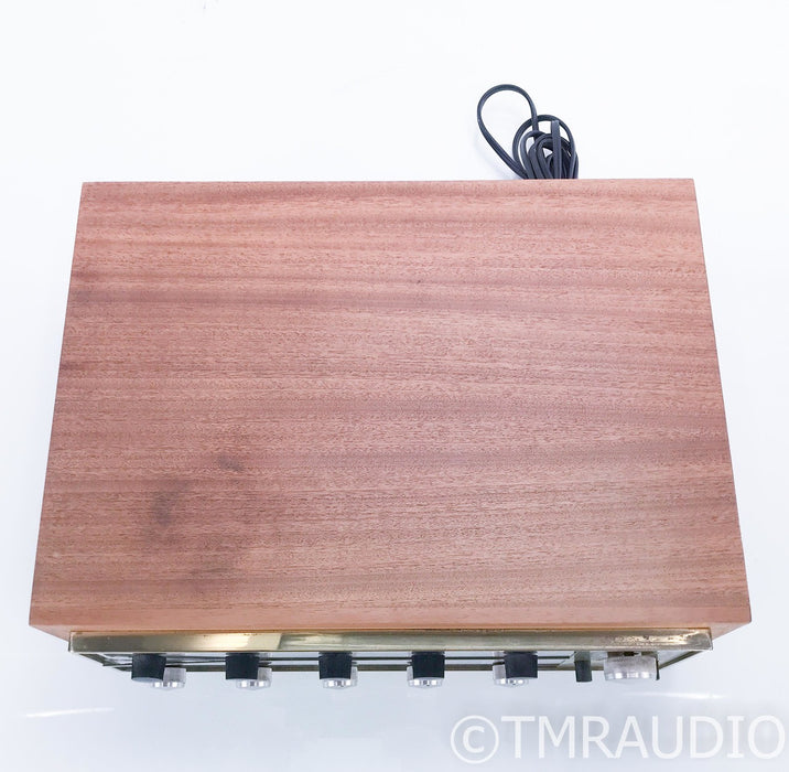 McIntosh C20 Vintage Tube Stereo Preamplifier; C-20 w/ Walnut Cabinet