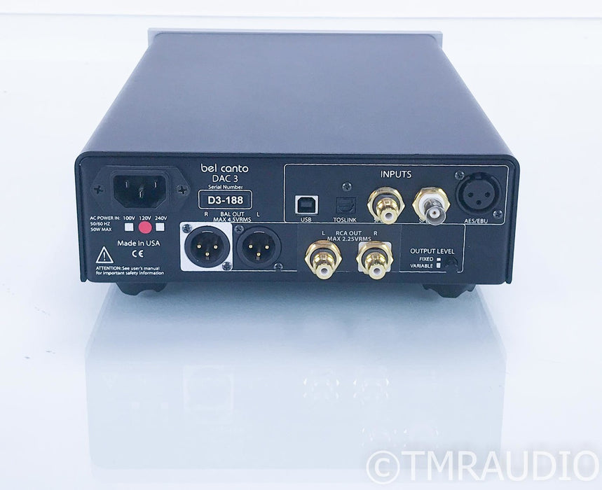 Bel Canto DAC 3 DAC; D/A Converter; Remote