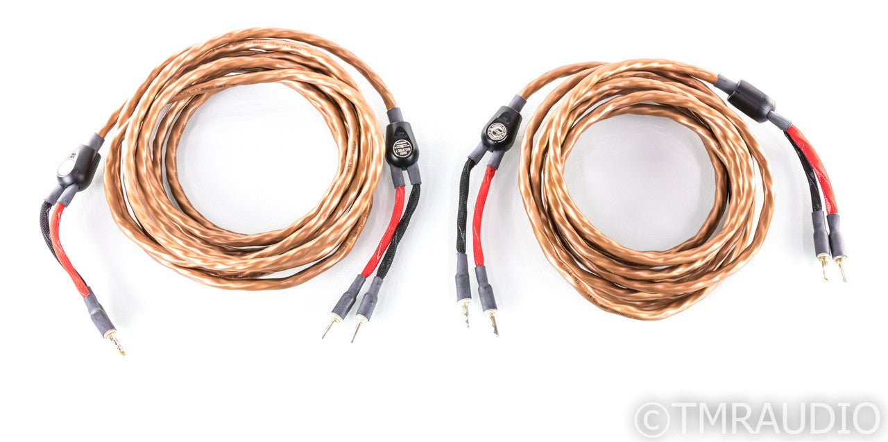 Wireworld Mini Eclipse 7 Speaker Cables; 5m Pair w/ Uni-Term Connectors