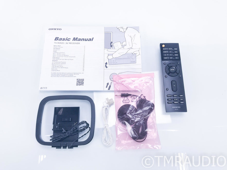 Onkyo TX-RZ620 7.2 Channel Home Theater Receiver; TXRZ620; Remote