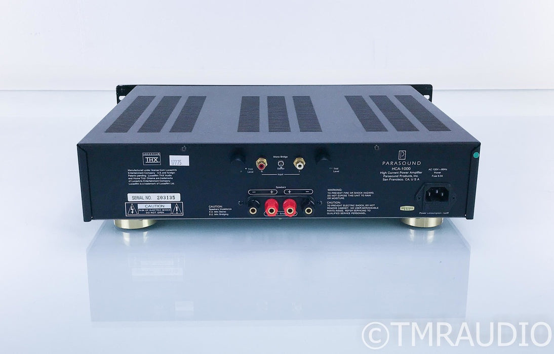 Parasound HCA-1000 Stereo Power Amplifier; HCA1000