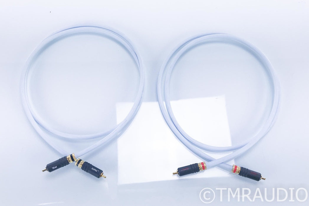 Ppsl Supra EFF-I RCA Cables; 1.5m Pair Interconnects; Supra PPSL Terminatio ...