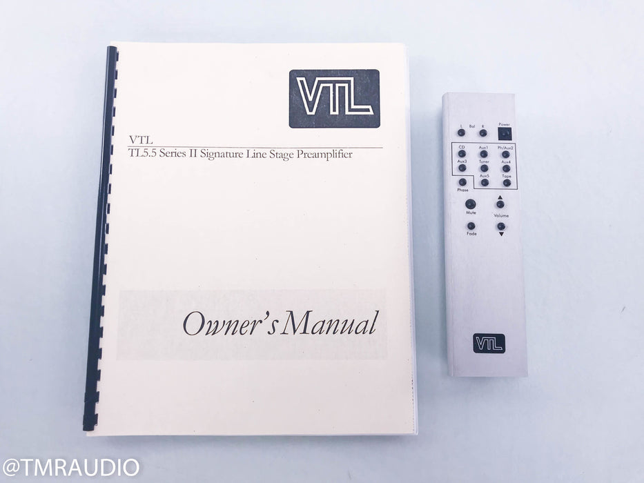 VTL TL-5.5 Series II Stereo Tube Preamplifier