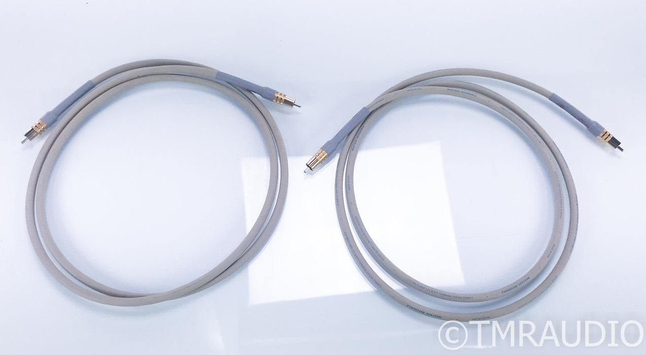 Cardas Neutral Reference RCA Cables; 2m Pair Interconnects