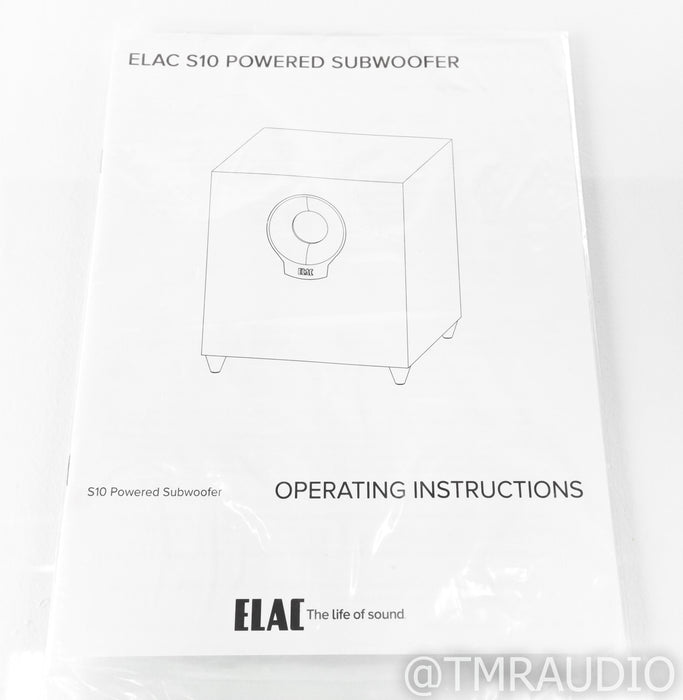 ELAC Debut S10 10" Powered Subwoofer; S-10