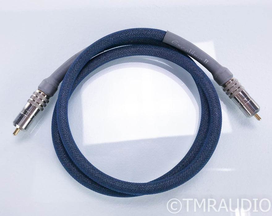 Audio Magic Excalibur II RCA Digital Coaxial Cable; Single 1m Interconnect