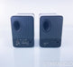 KEF LS50W Wireless Powered Bookshelf Speakers; Gloss Black / Blue Pair