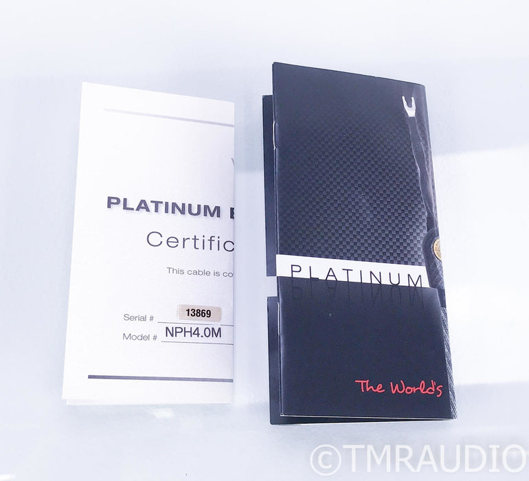 Wireworld Nano-Platinum Eclipse Headphone Cable; 4m Cable for Focal Headphones