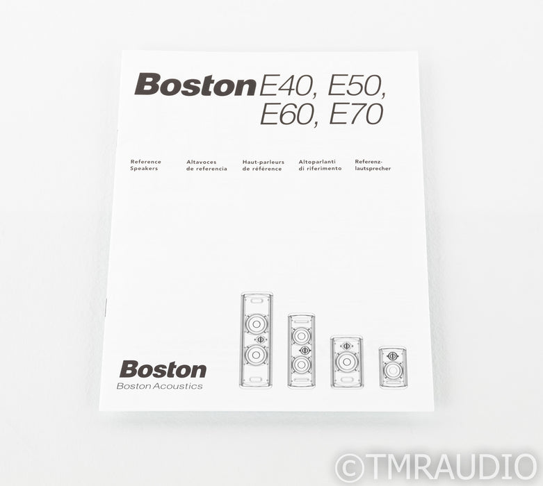 Boston Acoustics E60 Bookshelf Speakers