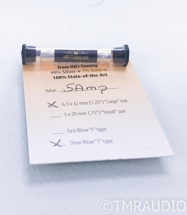 HiFi-Tuning The Supreme 5A 500V Slow Blow Fuse; Large (New / Open Box)