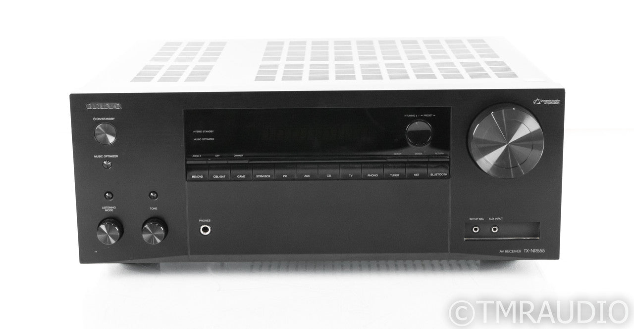 Onkyo TX-NR555 7.2 Channel Home Theater Receiver; TXNR555; Remote; DTS:X
