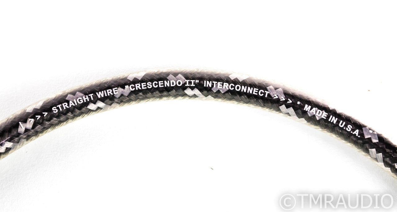 Straightwire Crescendo 2 RCA Cables; 1m Pair Interconnects